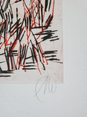 Markus Lüpertz - Ohne Titel, Radierung in zwei Farben, signiert und e.a. bezeichnet kopen? Bied vanaf 1!