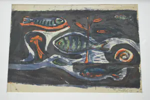Klaas Gubbels - Zonder titel. Jaar 1955. kopen? Bied vanaf 600!