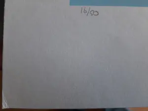Maartje Wijngaarden - Zeefdruk, blauwe bloem kaufen? Bieten Sie von 35!