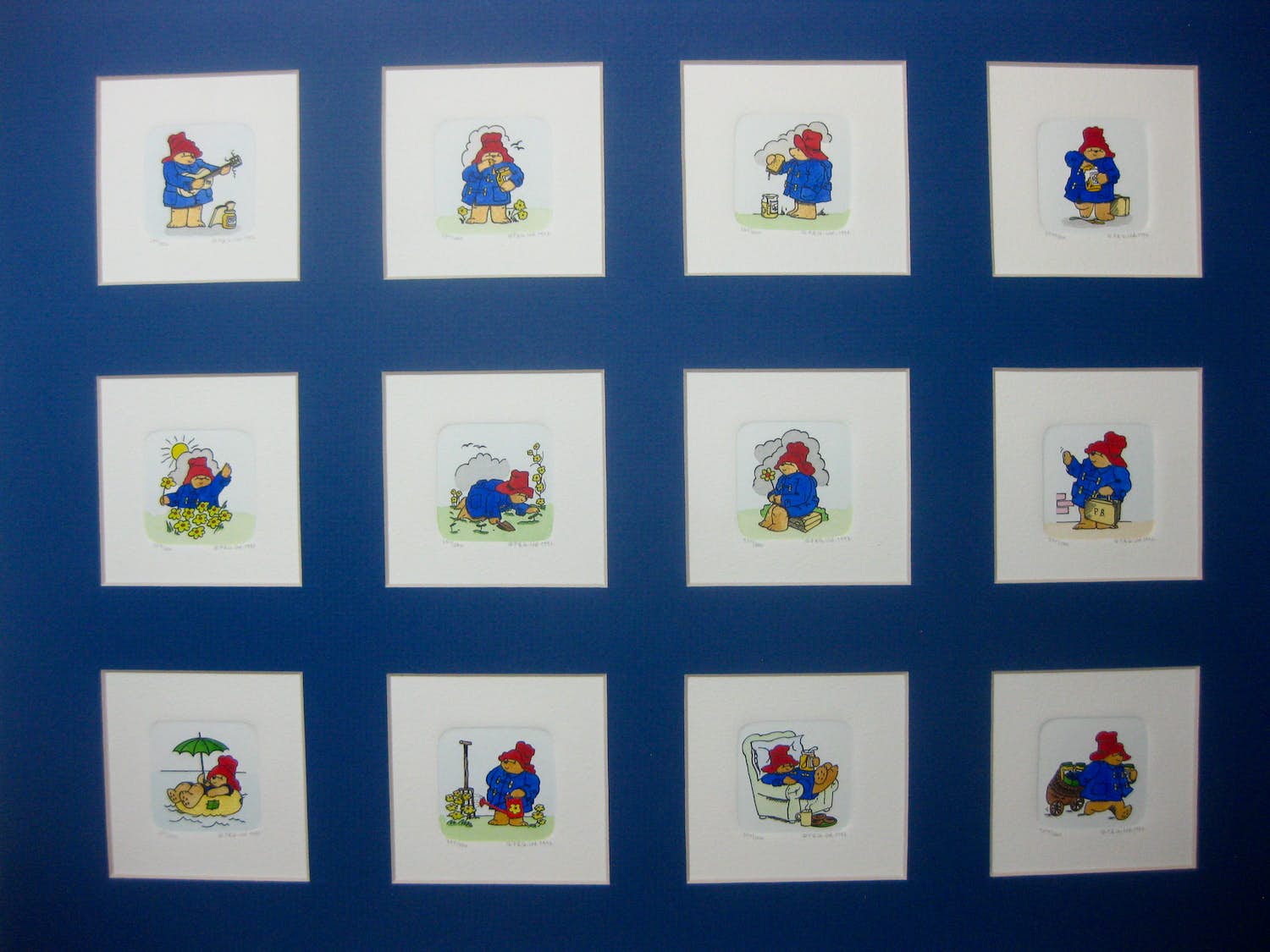 Niet of onleesbaar gesigneerd - 12 Etsjes van Beertje Paddington kopen? Bied vanaf 1!