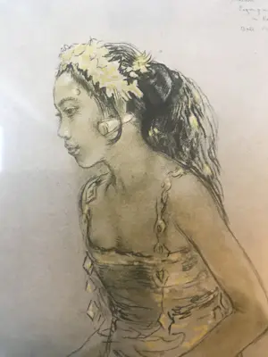 Willem Gerard Hofker - Balinees meisje gekleed in een Kabaya kopen? Bied vanaf 75!