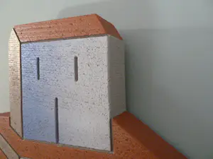 Niet of onleesbaar gesigneerd - Trompe-l'oeil (stenen kunstobject) voor aan wand. kopen? Bied vanaf 1!