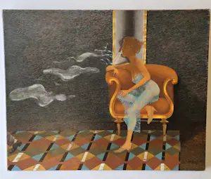 Aat Verhoog - 'De schilder Peter B... kopen? Bied vanaf 1500!