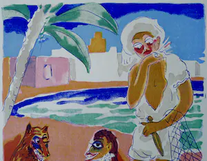 Kees van Dongen - Gravure 1001 nacht : 'Khalife le pauvret les singes fardés' kopen? Bied vanaf 5!