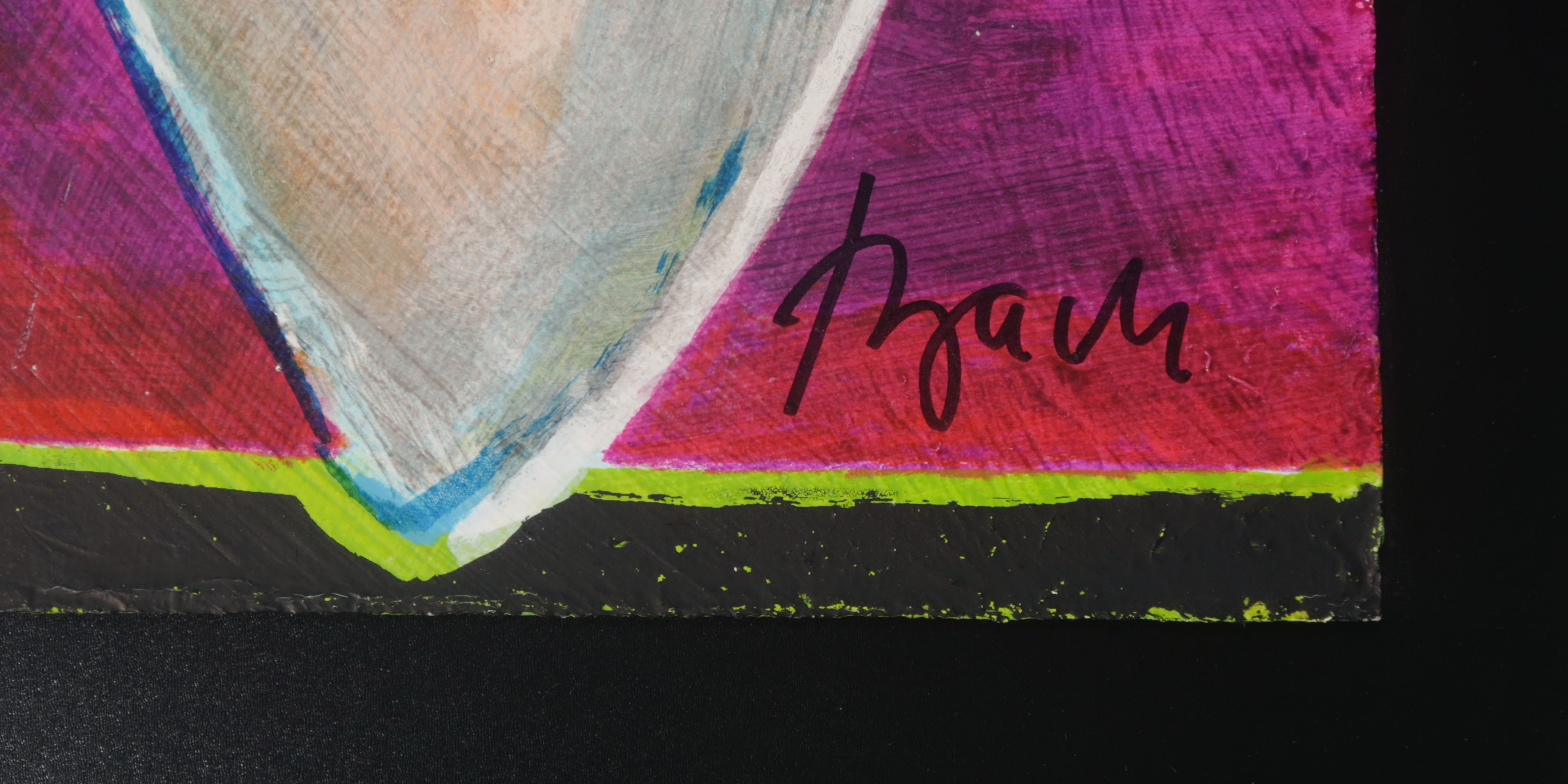 Elvira Bach - Polygrafie, Man und Frau - Ingelijst (Groot) kopen? Bied vanaf 100!