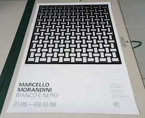 Marcello Morandini - Bianco e Nero - Ausstellungsplakat Museum Ritter 2006 kopen? Bied vanaf 50!