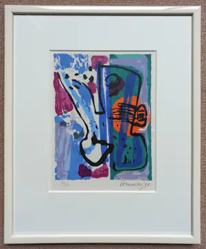 Corneille - Compositie, zeefdruk (mooi ingelijst) kopen? Bied vanaf 225!