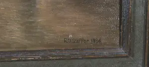 Rob Stoffer - Olieverf op doek, Gezicht op Delft (naar Anthonie Waldorp) - Ingelijst kopen? Bied vanaf 1!