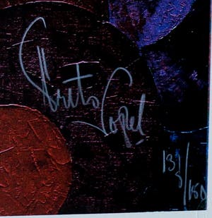 Frits Vogel - Zeefdruk: Geometrische compositie kopen? Bied vanaf 40!