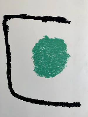 Harrie Gerritz - kleurenzeefdruk - 'Rode maan' - 1992 (Zeer groot blad, kleine oplage!) kopen? Bied vanaf 80!