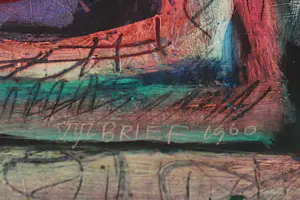 Ernst Vijlbrief - Abstracte compositie 1960 kopen? Bied vanaf 165!