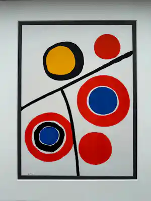 Alexander Calder - Litho abstract verkauft für € 110!