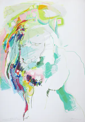 Marijke Boomsma - Zeefdruk, Philadelphia lion kopen? Bied vanaf 35!