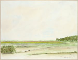 Han Wellerdieck - Aquarel op papier, Landschap kopen? Bied vanaf 1!