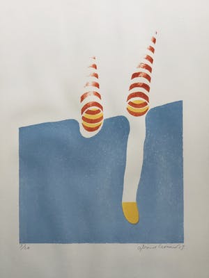 Gerard Leonard van den Eerenbeemt - Litho, z.t. Gesigneerd oplage 3/20 kopen? Bied vanaf 35!