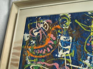 Hans Ittmann - Ingelijst, olieverf op papier , Optie – 47 x 57 cm - ca. 1955-1960 kopen? Bied vanaf 1!