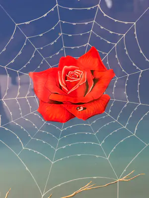 Buy Louis Wattiez - Roos in spinneweb? Bid from 175!