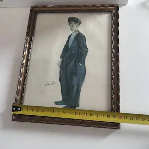 Matthijs Hage - Volendam- Portret van een Jongen Met Volendam Kostuum Gesigneerd kopen? Bied vanaf 35!