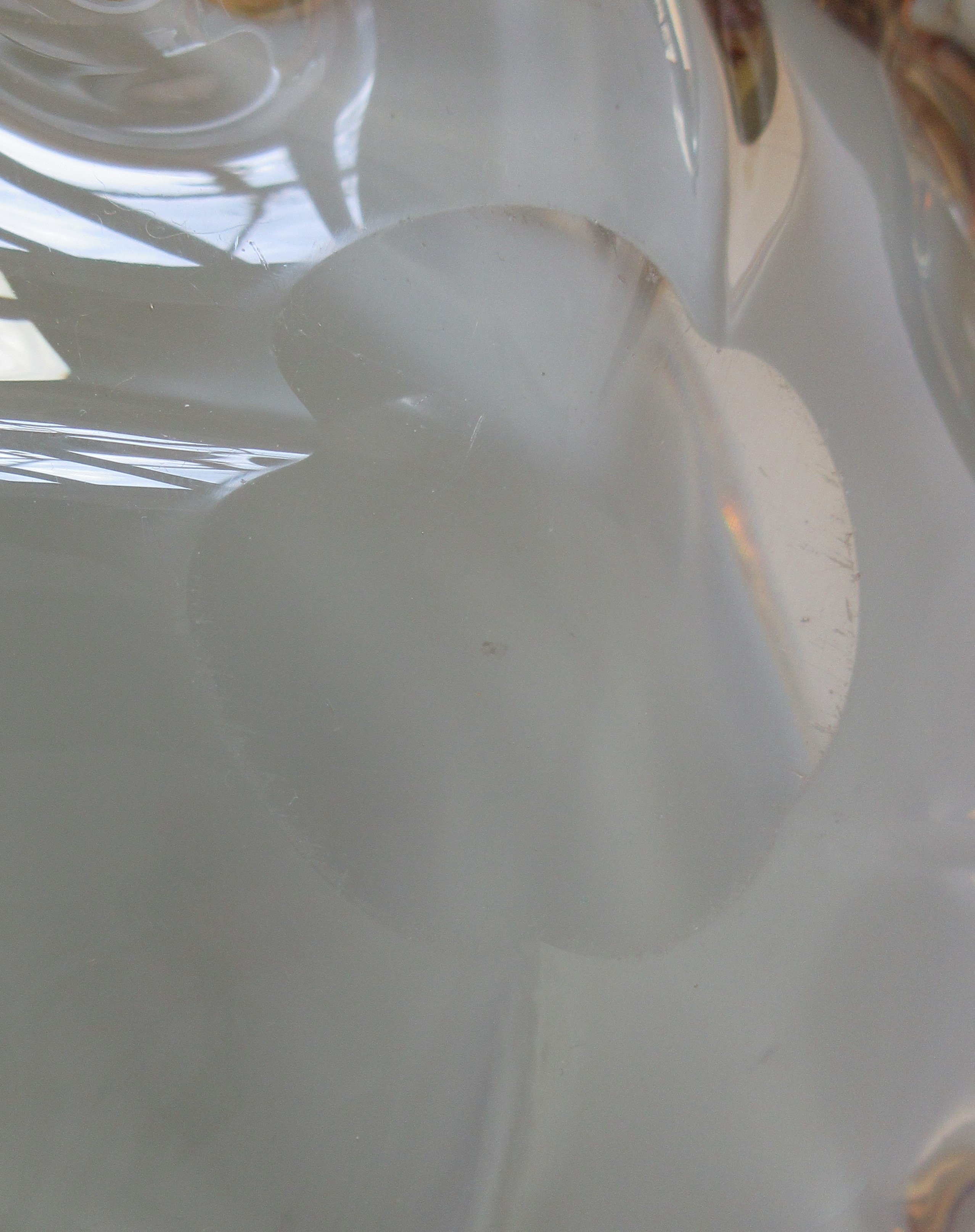 Seguso - Murano fifties amber glazen lens schaal kopen? Bied vanaf 30!