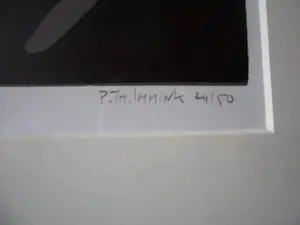 Bob Immink - Zeefdruk, Titel Varkensland bij watergang kopen? Bied vanaf 50!