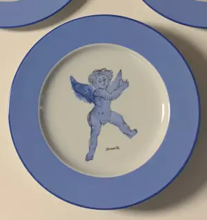 Corneille - Set van 8 borden - De Blauwe Engel naar Rubens - 2002 kopen? Bied vanaf 80!