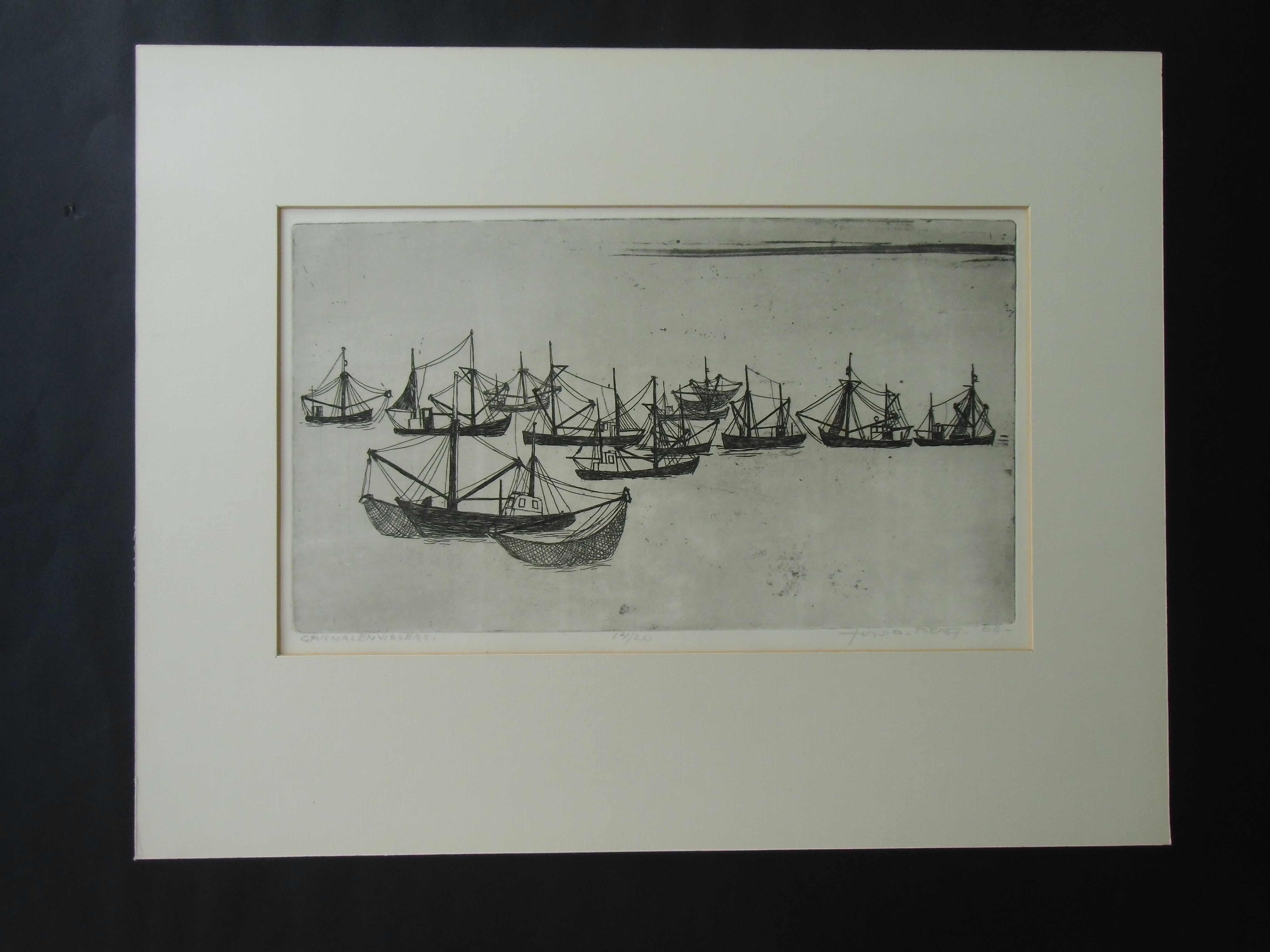 Jos van den Berg - GARNALENVISSERS /// ETS VAN JOS VAN DEN BERG kopen? Bied vanaf 50!