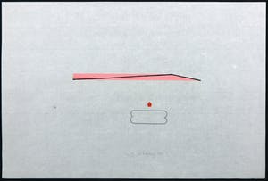 Cees Andriessen - Linosnede op rijstpapier, Zonder titel kopen? Bied vanaf 1!