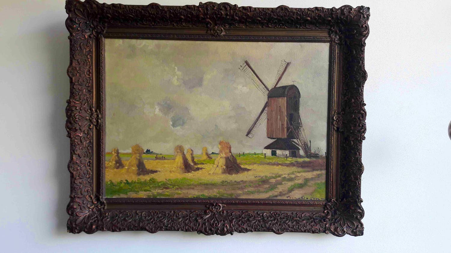 Toon van Ooyen - Molen in Landschap verkocht voor € 50!