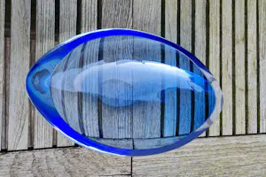 Krosno Glass S.A. - Kobaltblauwe ovalen schaal kopen? Bied vanaf 30!