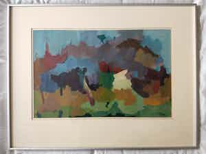 Henri Titselaar - Landschap in Den Dungen verkocht voor € 125!
