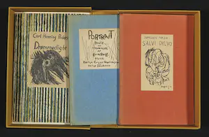 Asger Jorn - & Carl Henning Pedersen & Erik Reiff, Complete set van drie boeken, 1945 (genummerd/gesigneerd) kopen? Bied vanaf 1!