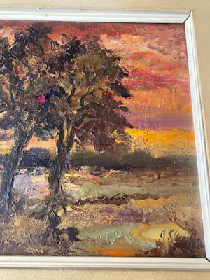Albert Steel - Landschap kopen? Bied vanaf 125!
