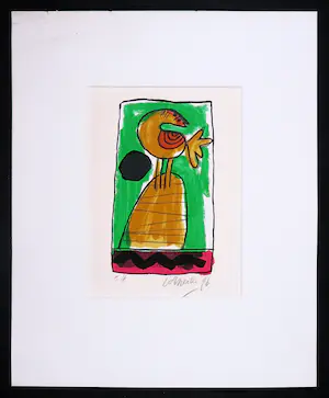 Corneille - Zeefdruk, Vogel kopen? Bied vanaf 1!