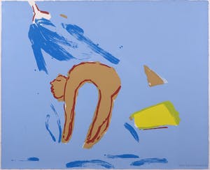 Rix Wierenga - Zeefdruk, Zonder Titel - Ingelijst kopen? Bied vanaf 1!