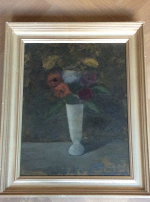 Jan de Boer - 1902-1989 Zaanse schilder Bloemen in Vaas kopen? Bied vanaf 100!