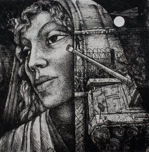 Frits Lindeman - Ets zwart wit kopen? Bied vanaf 55!