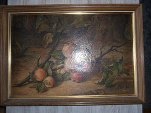 Niet of onleesbaar gesigneerd - Tak met appels kopen? Bied vanaf 1!