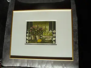 Laetitia de Haas - Ets, Keukentafel. kopen? Bied vanaf 35!