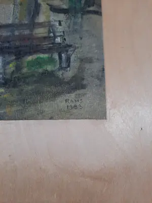 Willy Rams - Boom - Olieverf op paneel kopen? Bied vanaf 25!