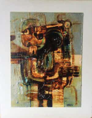 Jack Harden - Abstract schilderij verkocht voor € 149!