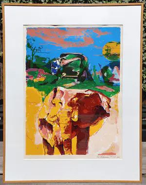 Kees van Bohemen - Safari, zeefdruk (netjes ingelijst) kopen? Bied vanaf 250!