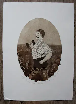 Leentje Linders - Ets: de krachtpatser - 1991 kopen? Bied vanaf 49!