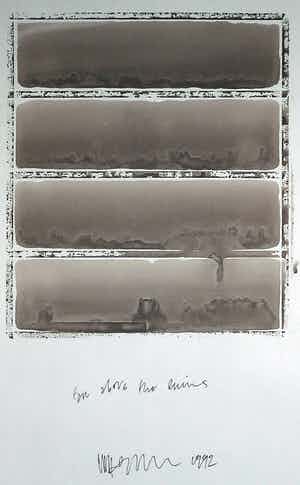 Tim Ayres - Inkt op regmaphane, Far above the ruins verkocht voor € 250!