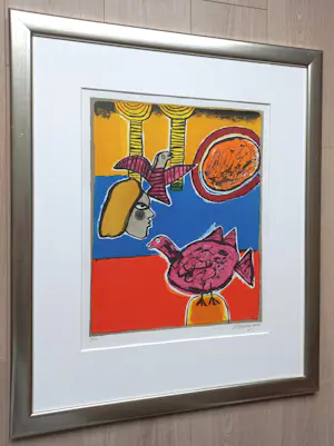 Corneille - La fiancée du fleuve, zeefdruk (mooi ingelijst) kopen? Bied vanaf 275!