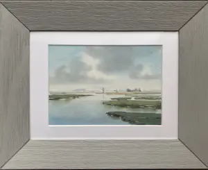 Jan Groenhart - JAN GROENHART (1952) : Aquarel – Zaanstreek kopen? Bied vanaf 60!