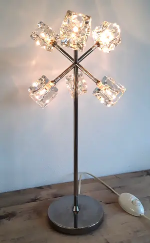 Niet of onleesbaar gesigneerd - Zware vintage designlamp "Ice Cubes Star" kaufen? Bieten Sie von 1!