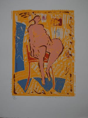 Dominique Chan - Zittend naakt kopen? Bied vanaf 40!