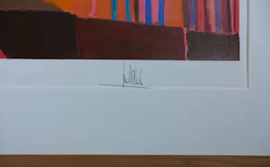 Ton Schulten - Zeefrduk op papier, Zomergloed - Ingelijst kopen? Bied vanaf 450!