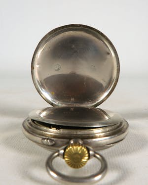 IWC - Zilver, Zakhorloge met houder kopen? Bied vanaf 1!