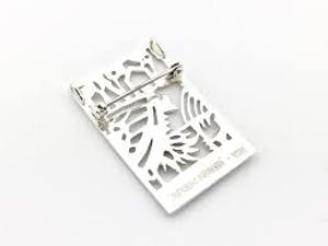 Jeroen Krabbe - Zilveren broche/hanger kopen? Bied vanaf 49!